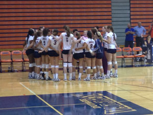 Huskie volleyball beats Naperville Central