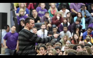 Students react to the Chris Herren assembly