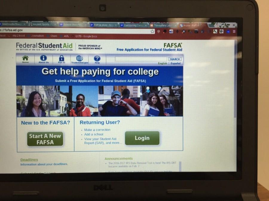 FASFA coming to students faster