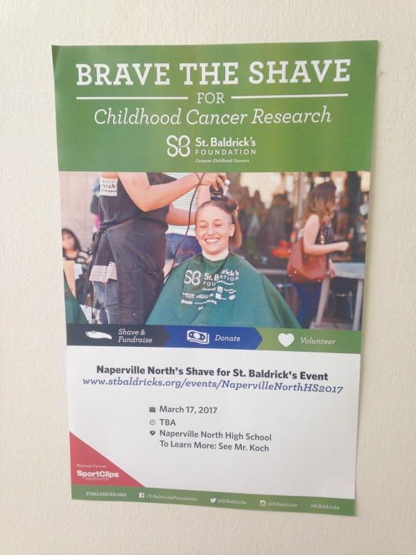 NNHS faculty and students brave the shave