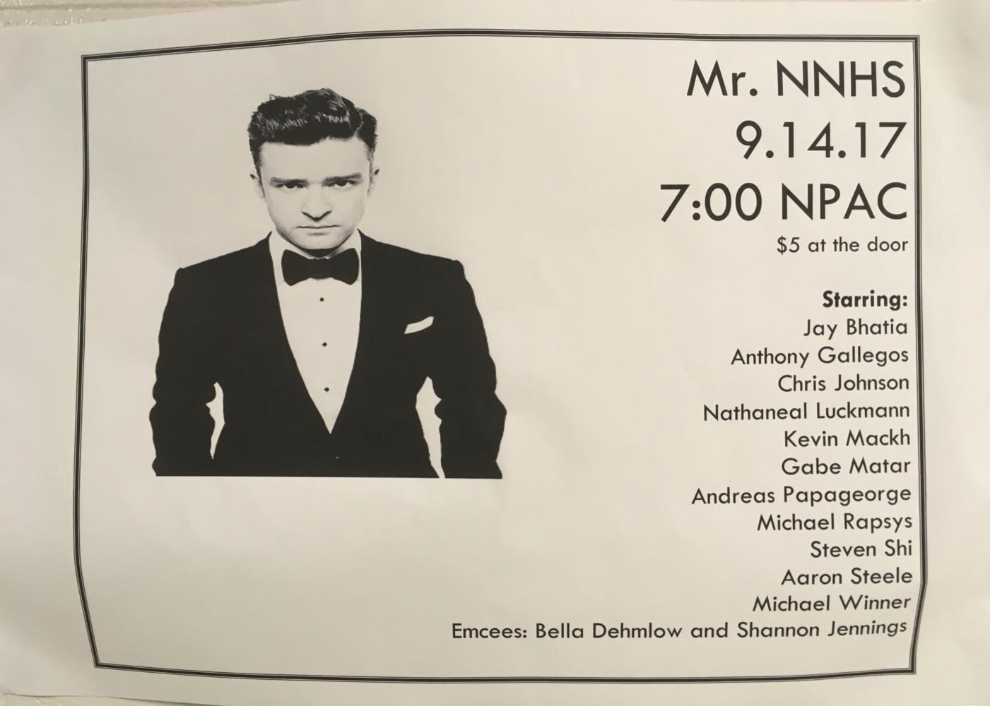 Meet the contestants of Mr. NNHS 2017