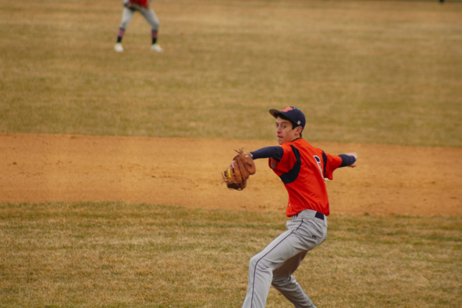 Huskie boys baseball wins first home match in blowout