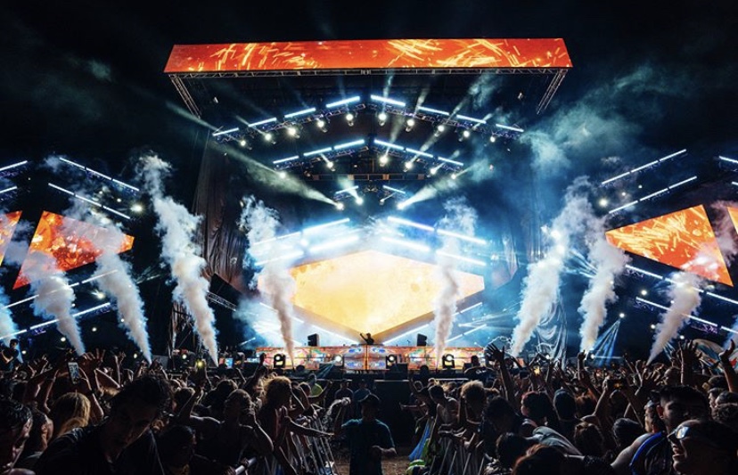 Excision performing at Perrys Stage in 2018