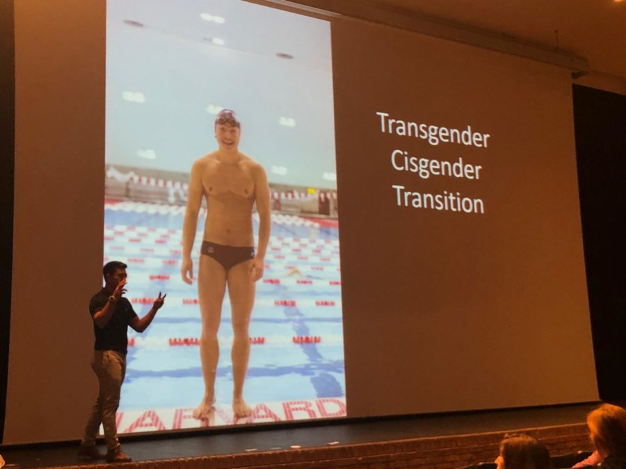 Schuyler Bailar speaks to NNHS on being a transgender swimmer at Harvard