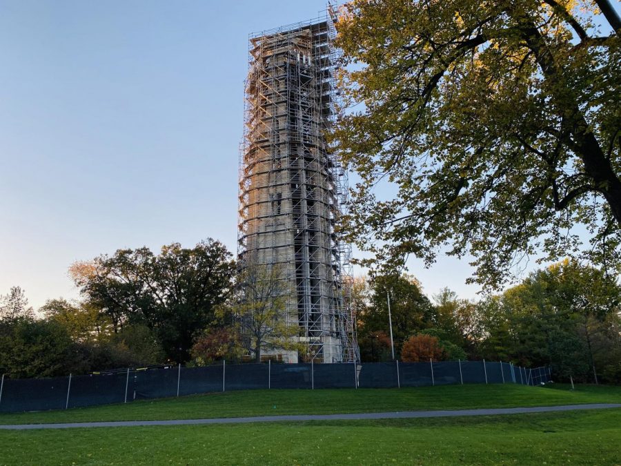 Millennium Bell Tower undergoes needed repairs