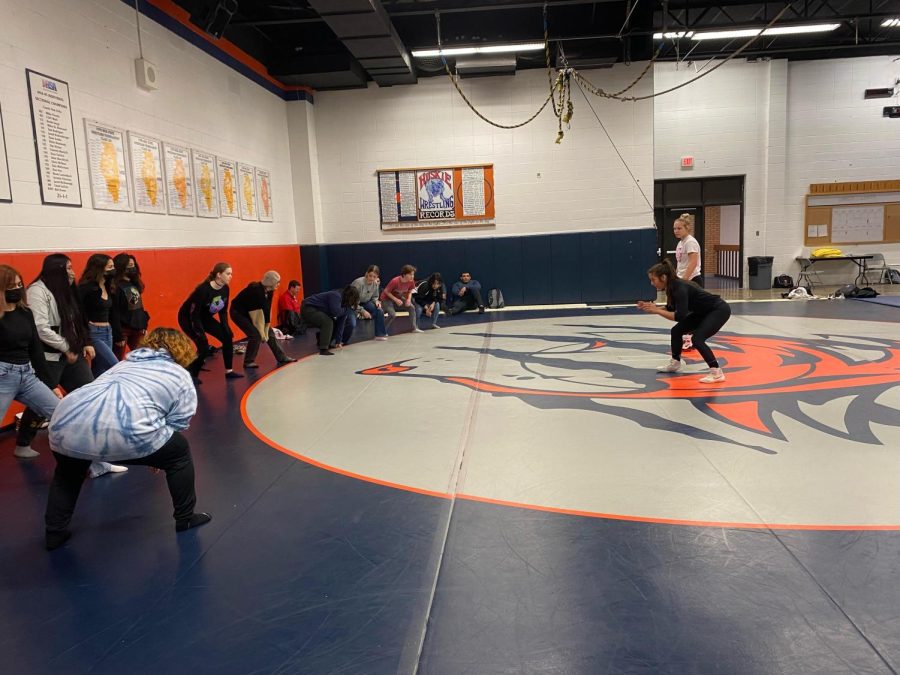 The growing popularity of girls wrestling