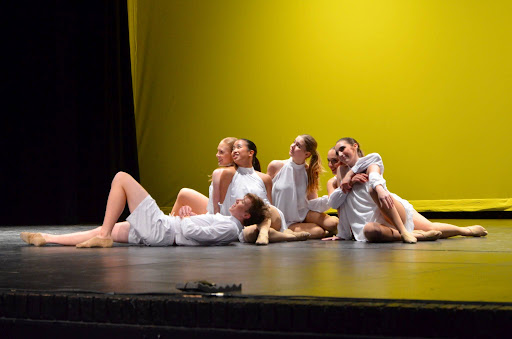 Choreographed by Bianca Garcia, Orchesis members dance to “Drops of Jupiter.”