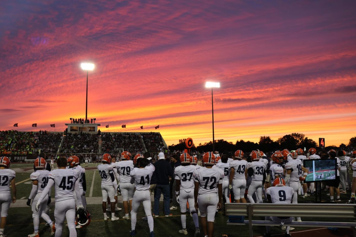 The Huskies prepare themselves to face the Lockport Porters on Friday, Sept. 27.