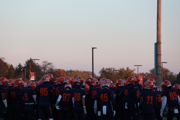 The Huskies prepare before their first playoff game of the season.
