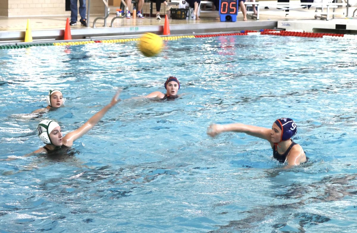 Natalie Brown (9) scores the first goal of the game.
