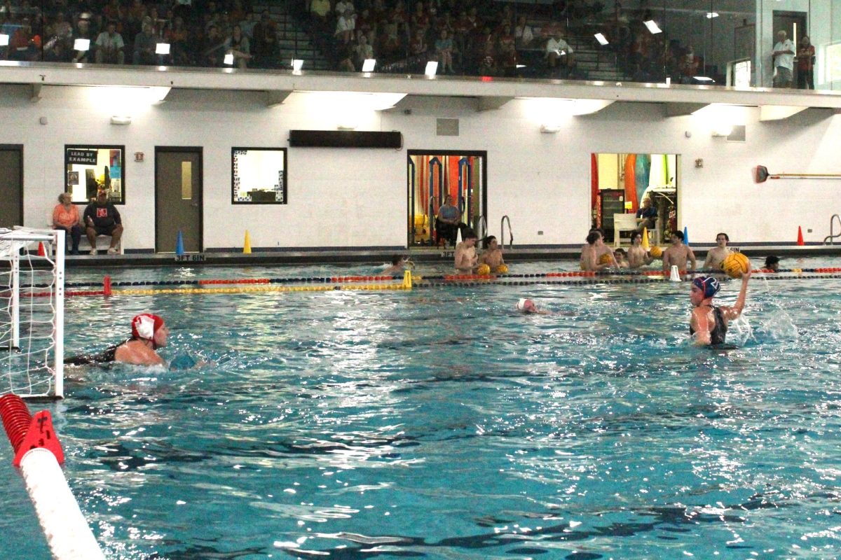 Ava Podkasik (21) takes a five-meter penalty shot.