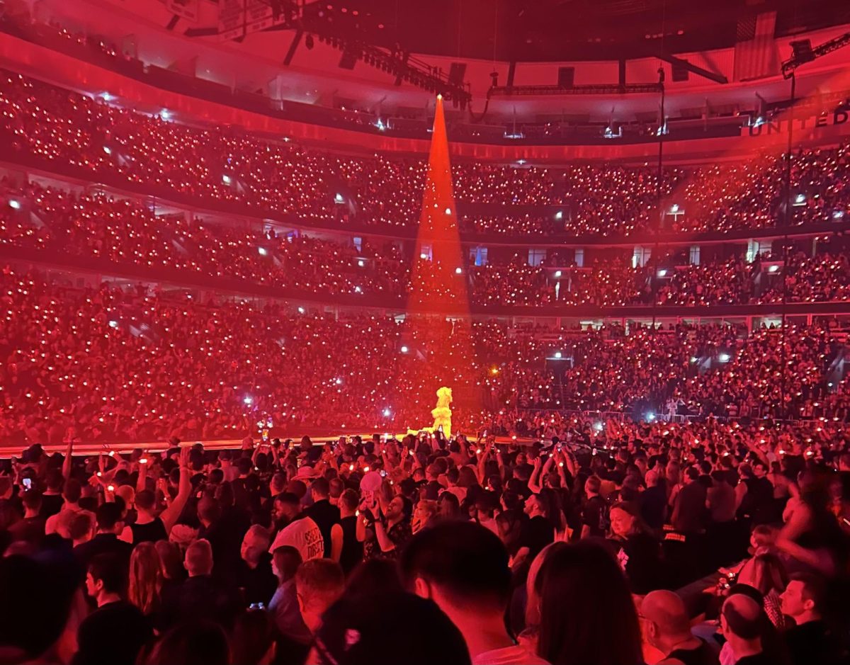 Lady Gaga performs in the United Center for the Mayhem Ball at Chicago night three. 