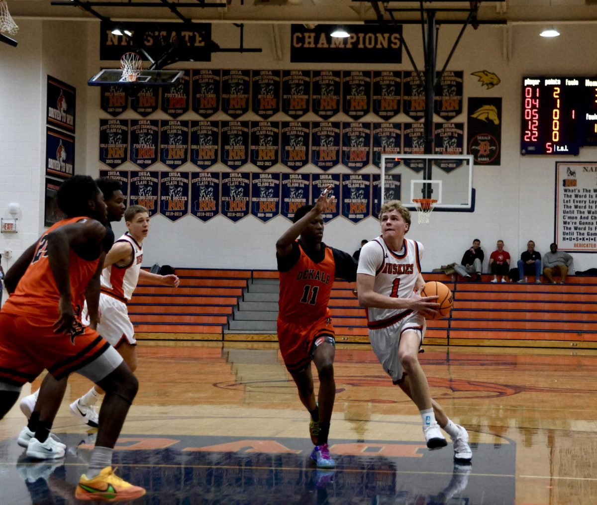 Boys’ varsity basketball beats Dekalb in first DVC matchup